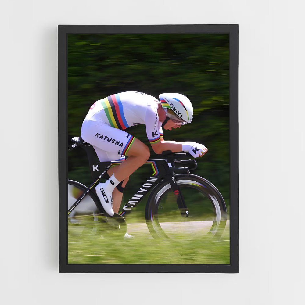 Poster Piste de Dauphin – affiche Cyclisme (vue 2)